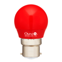 LED Red Round Bulb